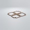 Ekena Millwork Small Englewood Decorative Fretwork Wood Wall Panels, Birch, 11 3/8"W x 11 3/8"H x 3/8"T WALW12X12X0375EWDBI - alternate 3